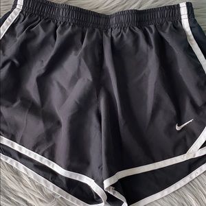 Nike dri fit black shorts